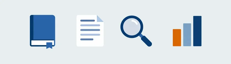 Icons representing the ingredient research referenced by the official source